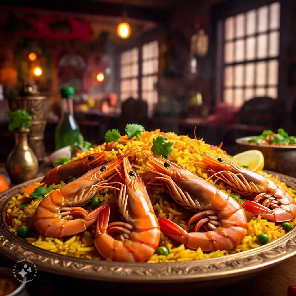 Mixed Prawn Rice Pulao