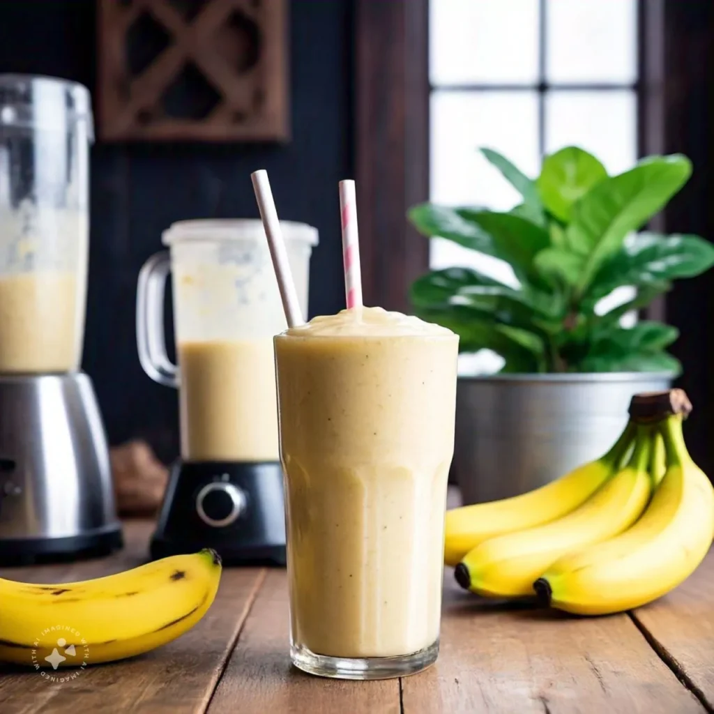 Raw banana smoothie